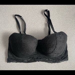 PINK V/S Black Lace Bralette Size M/D-DD